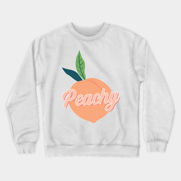 Peachy Crewneck Sweatshirt by SouthPrints